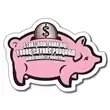 Custom imprinted promotional pig magnet