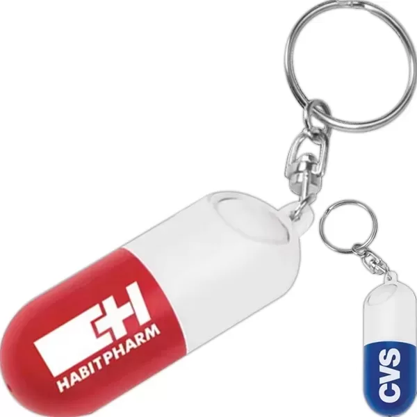 Custom Imprinted Key Tag Pill Holder