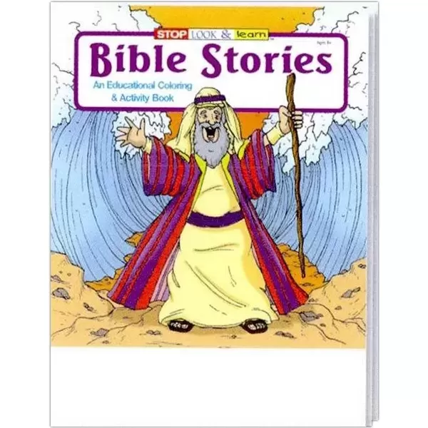 Imprinted Bible Stories Color Book
